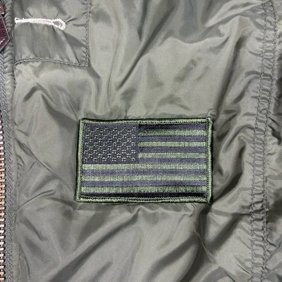 Mecca Coat Mens Extra Large Bomber Jacket Outerwear Streetwear Casual Camo - Picture 2 of 6